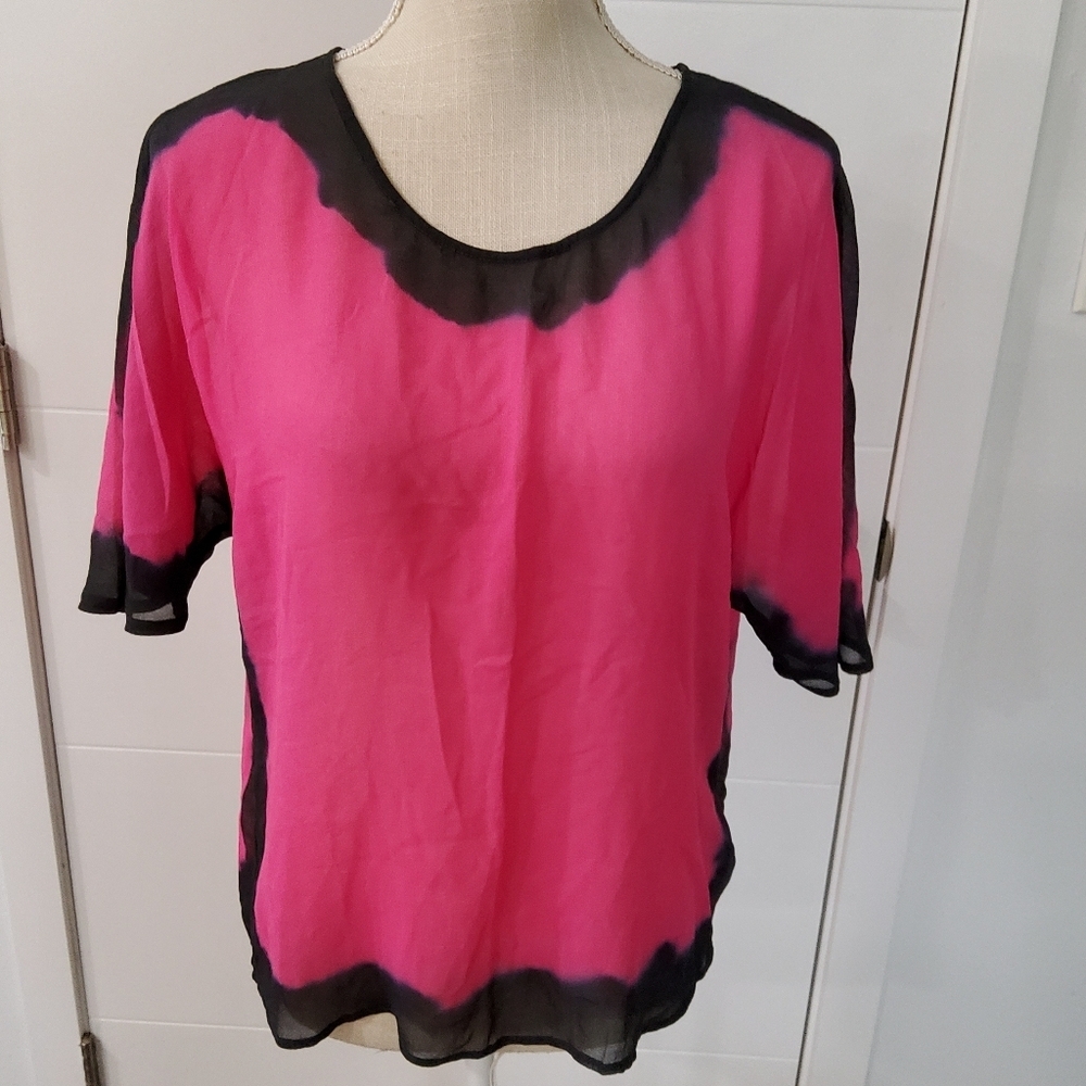 Gypsy 05 Ombre Silk Blouse Size S